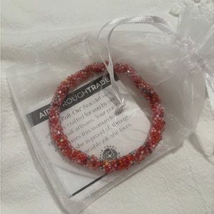 Fair trade beaded bracelet by Nepali artist. NWOT